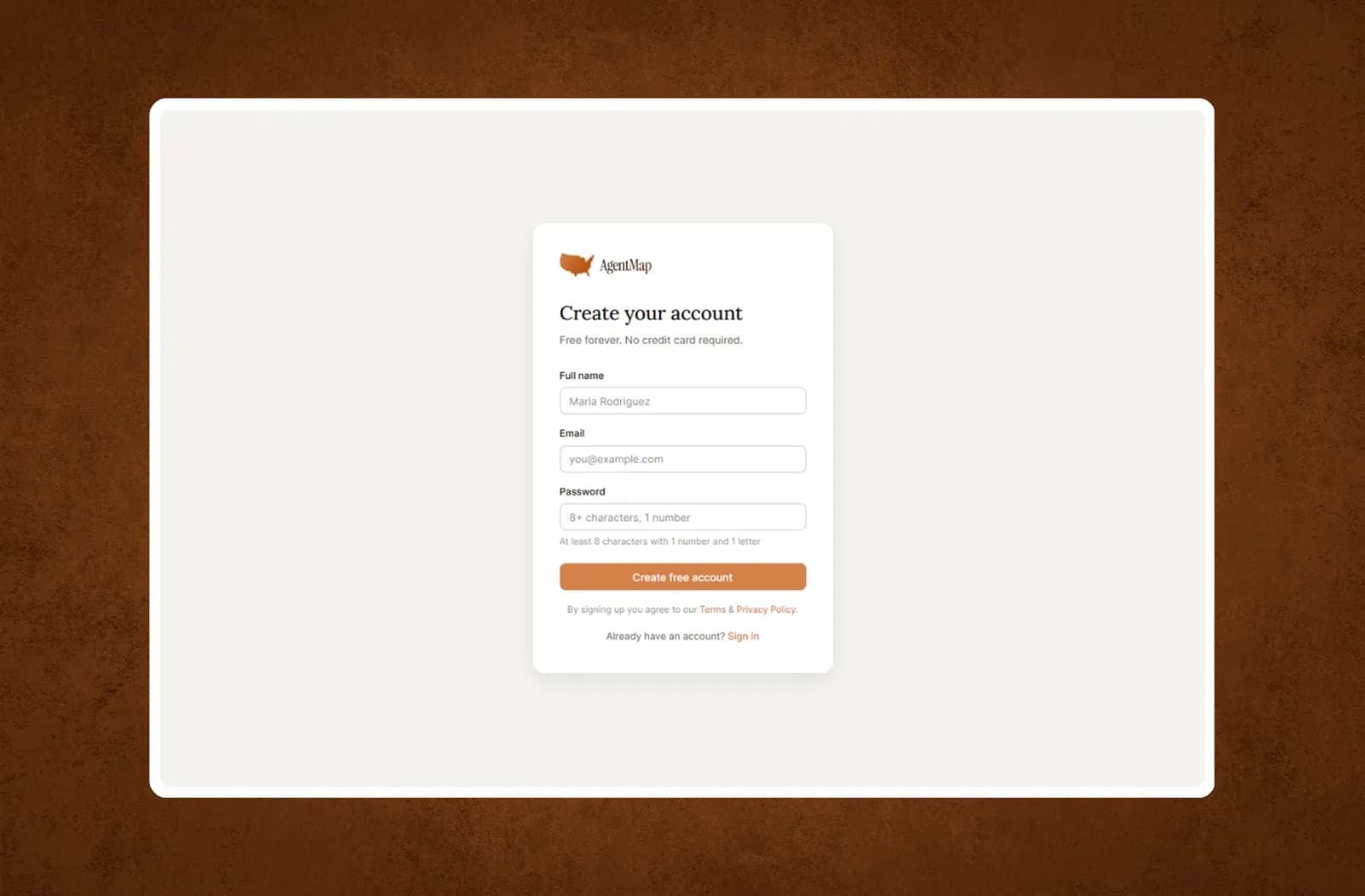 AgentMap product preview