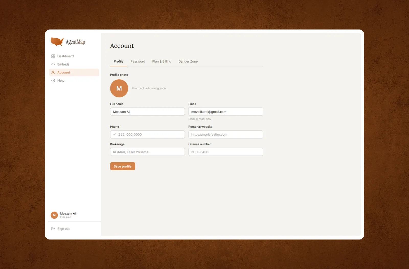 AgentMap product preview