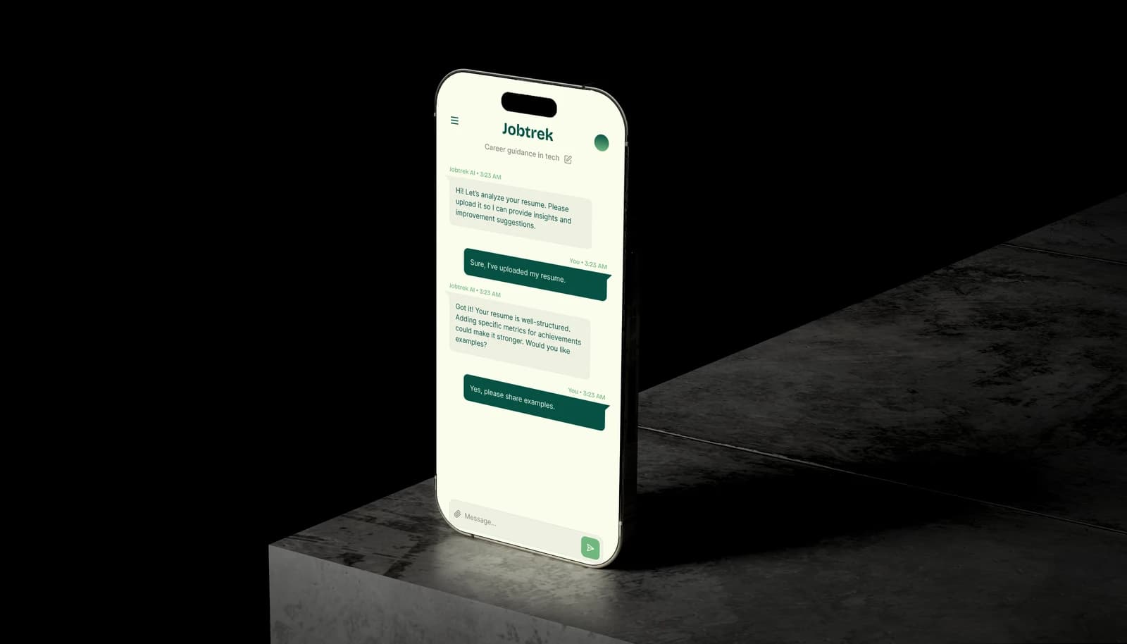 Jobtrek product preview