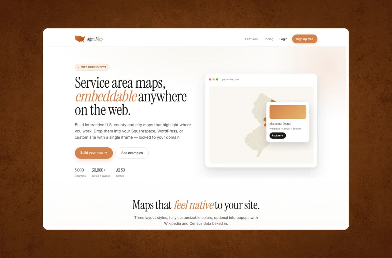 AgentMap product preview